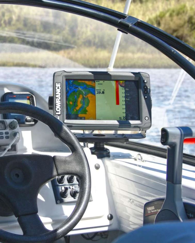 Railblaza Low Profile Railblaza Mount Fish Finder Mount 02-4136-11 - Rotating Platform