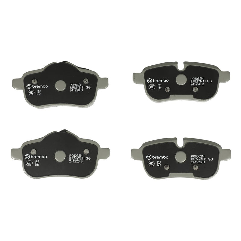 Brembo Premium Low-Met OE Equivalent Pad Brake Pad P06062N - Disc Set