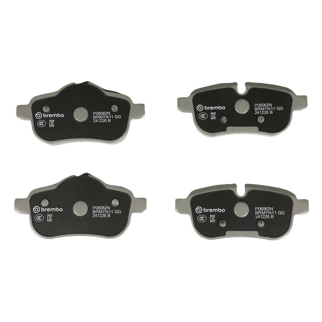 Brembo Premium Low-Met OE Equivalent Pad Brake Pad P06062N - Disc Set