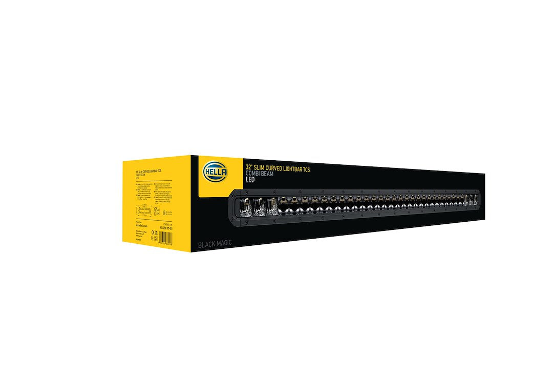 Hella Temperature Control System Light Bar 358197511 - Black Mag Tough 32 Slim Curv Ltbar