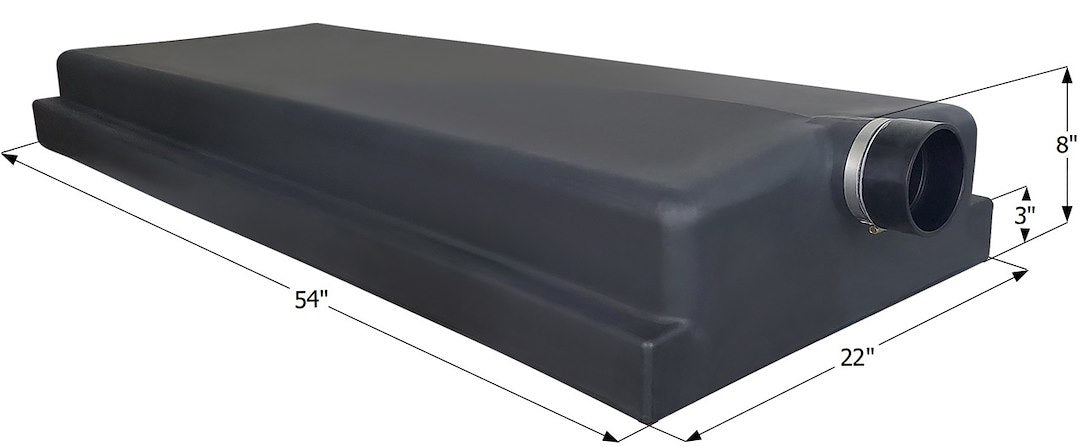 Icon Made In USA Waste Holding Tank 15093 - H3858 54X22X8 30 GA