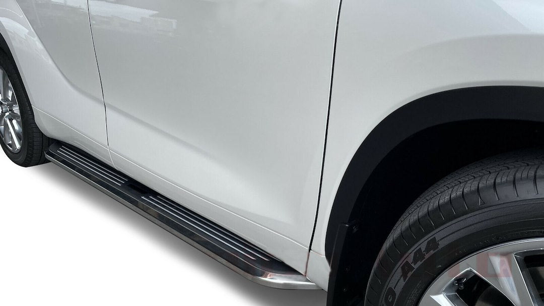 Black Horse Full Length Wheel-To-Wheel Fit Running Board PIH2370 - Pinnacle Boards