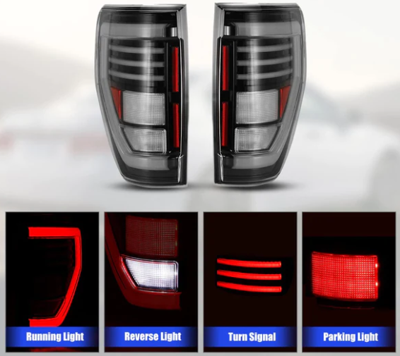 Winjet CTWJ-0706-GBC-SQ Tail Light Assembly