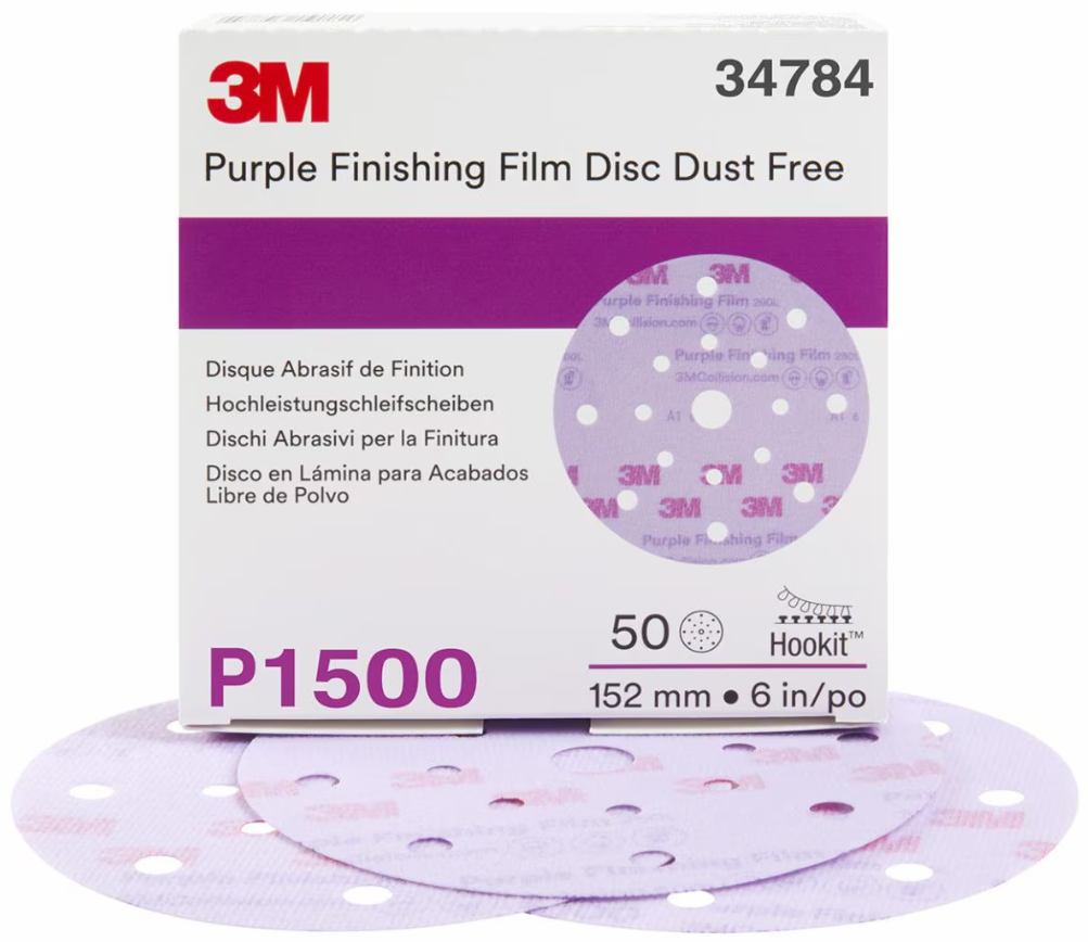 3M No Supplier Warranty Sandpaper 34784 - Hookit Finishing Film Disc Dus