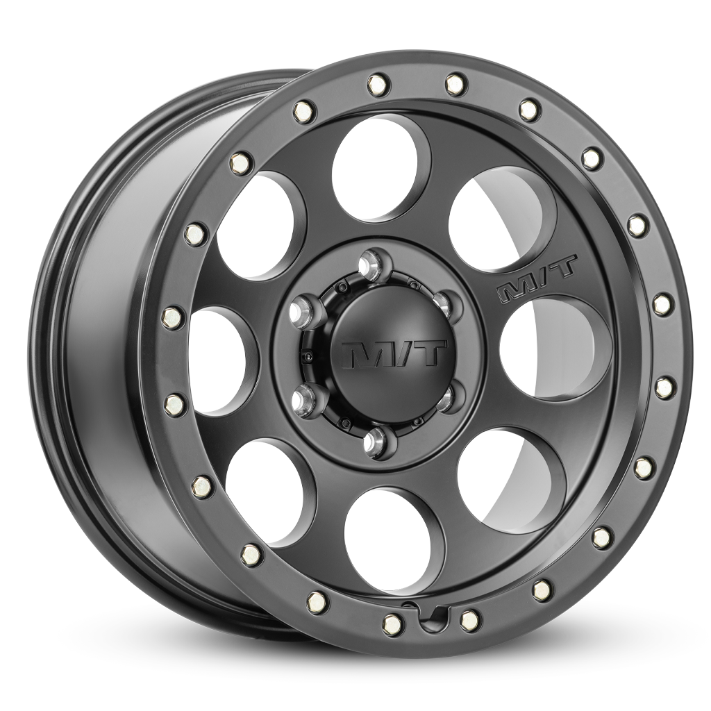 M.T. Wheel Modern Low Profile Cap Design 274707 - Black 20X9 6X5.5 MT Classic Pro