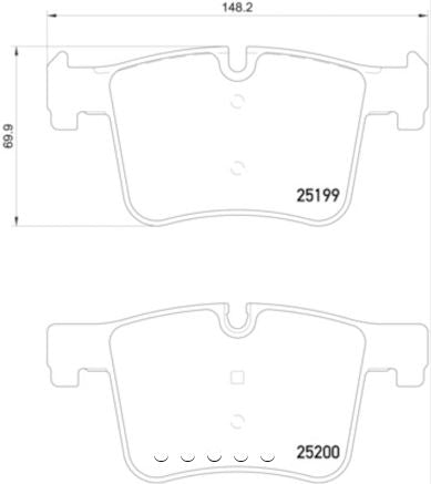 Hella Maximum Durability And Comfort Brake Pad 355015781 - Set Disc