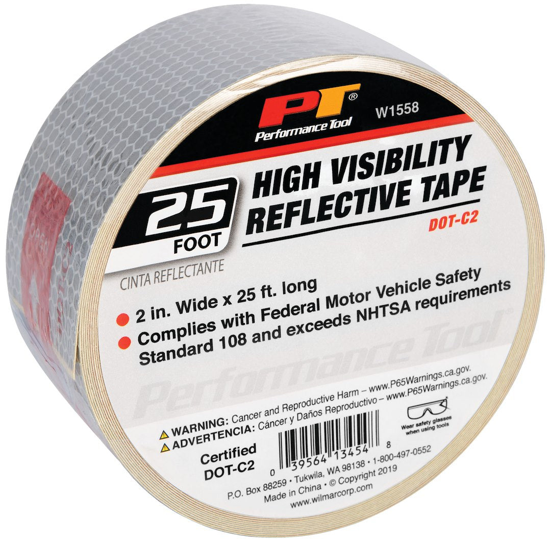 Perform Tool No Supplier Warranty Reflective Tape W1558 - Dot 2INX12FT