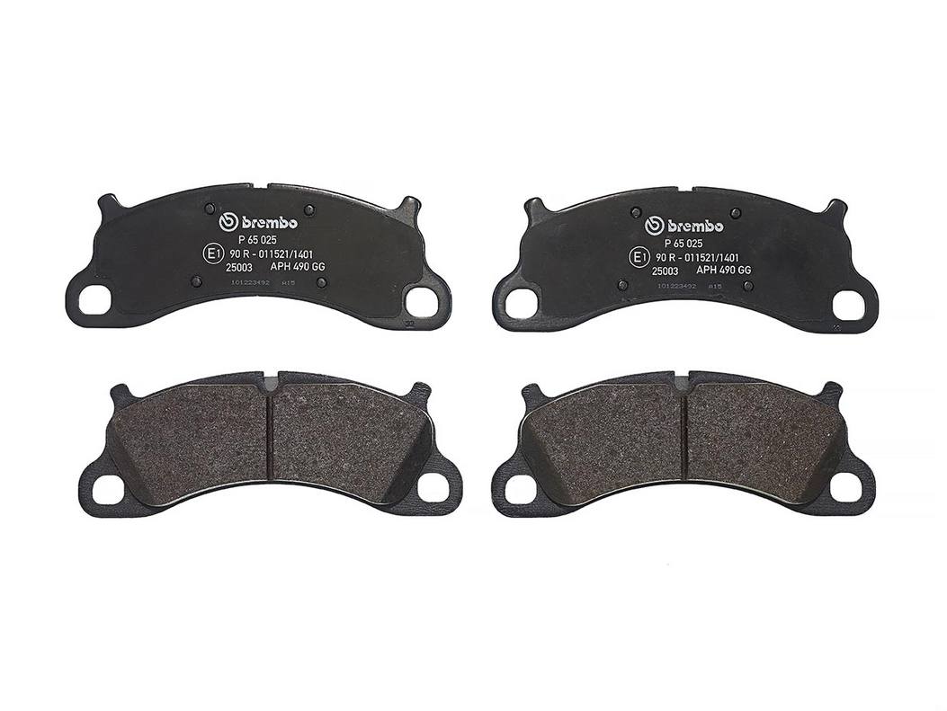 Brembo Premium Low-Met OE Equivalent Pad Brake Pad P65025 - Disc Set