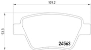 Hella Maximum Durability And Comfort Brake Pad 355014021 - Set Disc