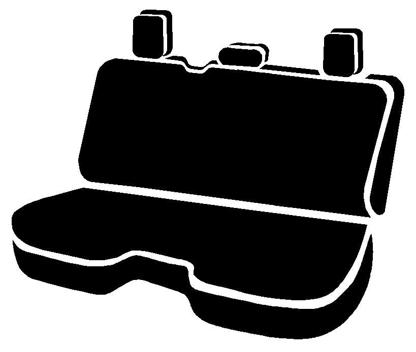FIA Full Ultraviolet Protection Seat Cover SP82-58 Black - SP Rear Bench Dodge Ram