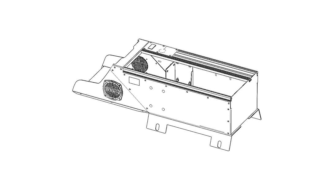 Havis Customize To Your Specific Needs Console C-VSW-2600-Silv - Wide Flat 26 Vehicle-Specific Cons