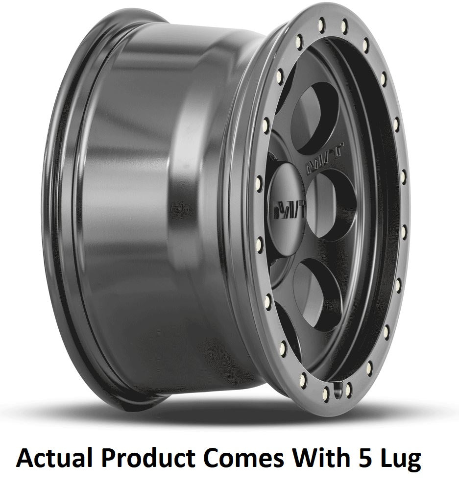 M.T. Wheel Modern Low Profile Cap Design 274463 - 17X9 5X5.5 4.53 MT Classic Pro Blac