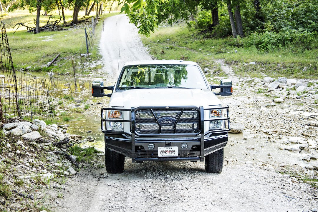 Frontier TRU Accommodates Factory Tow Hooks Bumper 130-11-1005 - Pro Front Replacement Ford