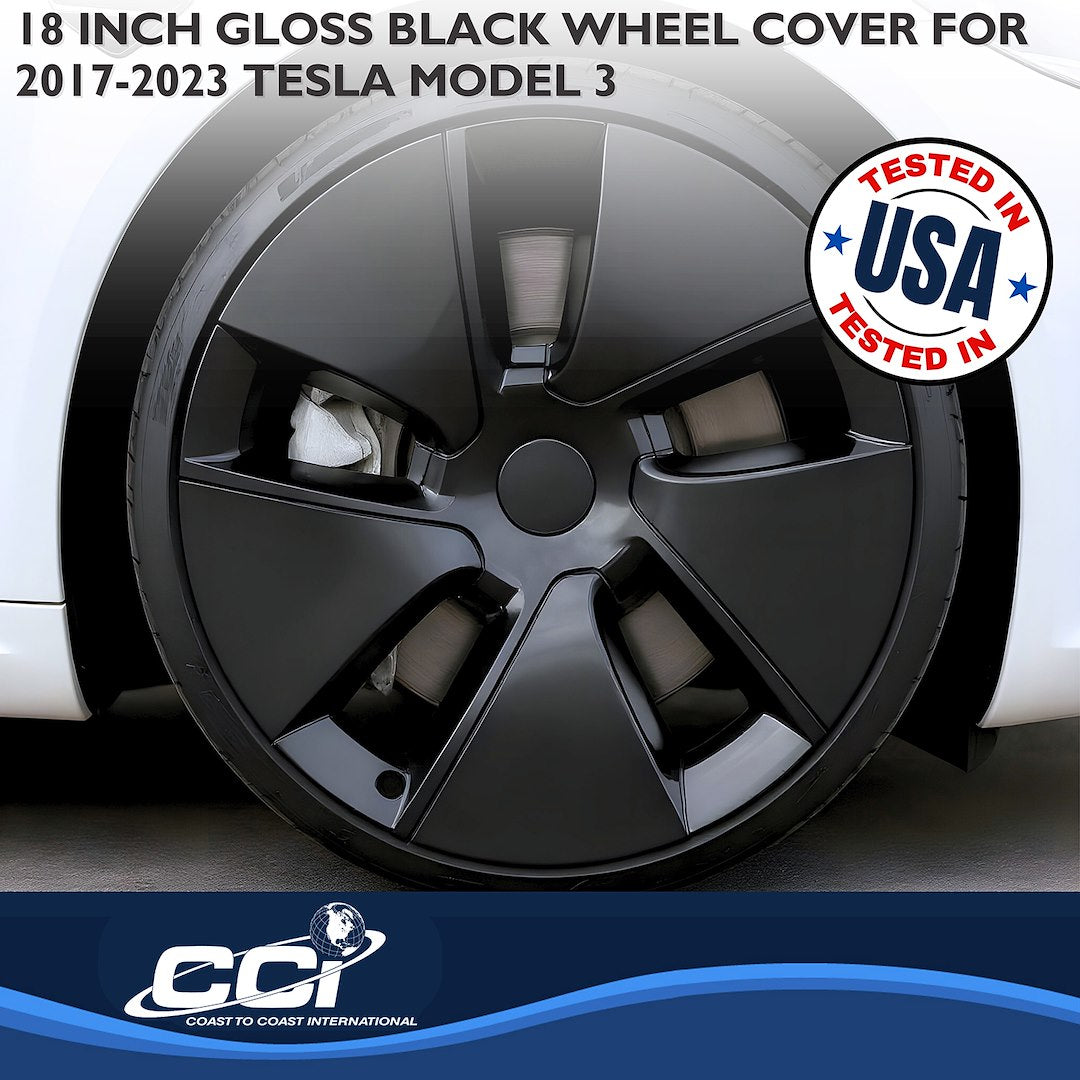 Coast2Coast Limited Lifetime Warranty Wheel Cover 56518Black - Black WC 17-23 Model Slot 18 56518BLK
