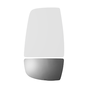 Burco Mirror Smooth Edges For Safety Exterior Mirror Glass 3964 - Mirror Side View