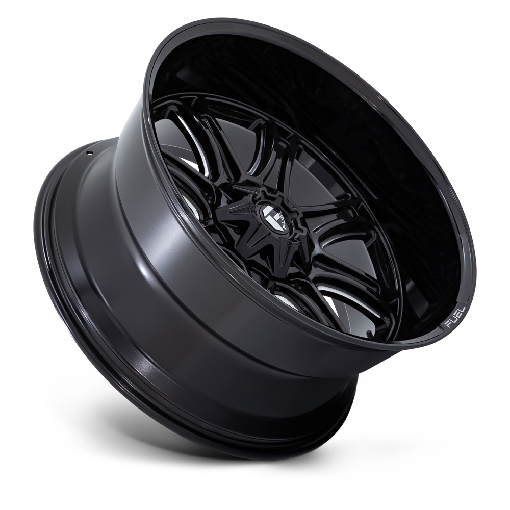 Fuel Offroad With Fuel Logo Center Cap Wheel FC853BE22906701 - Black D853 22X9 6X135 5.5 G-Black Mill 1MM