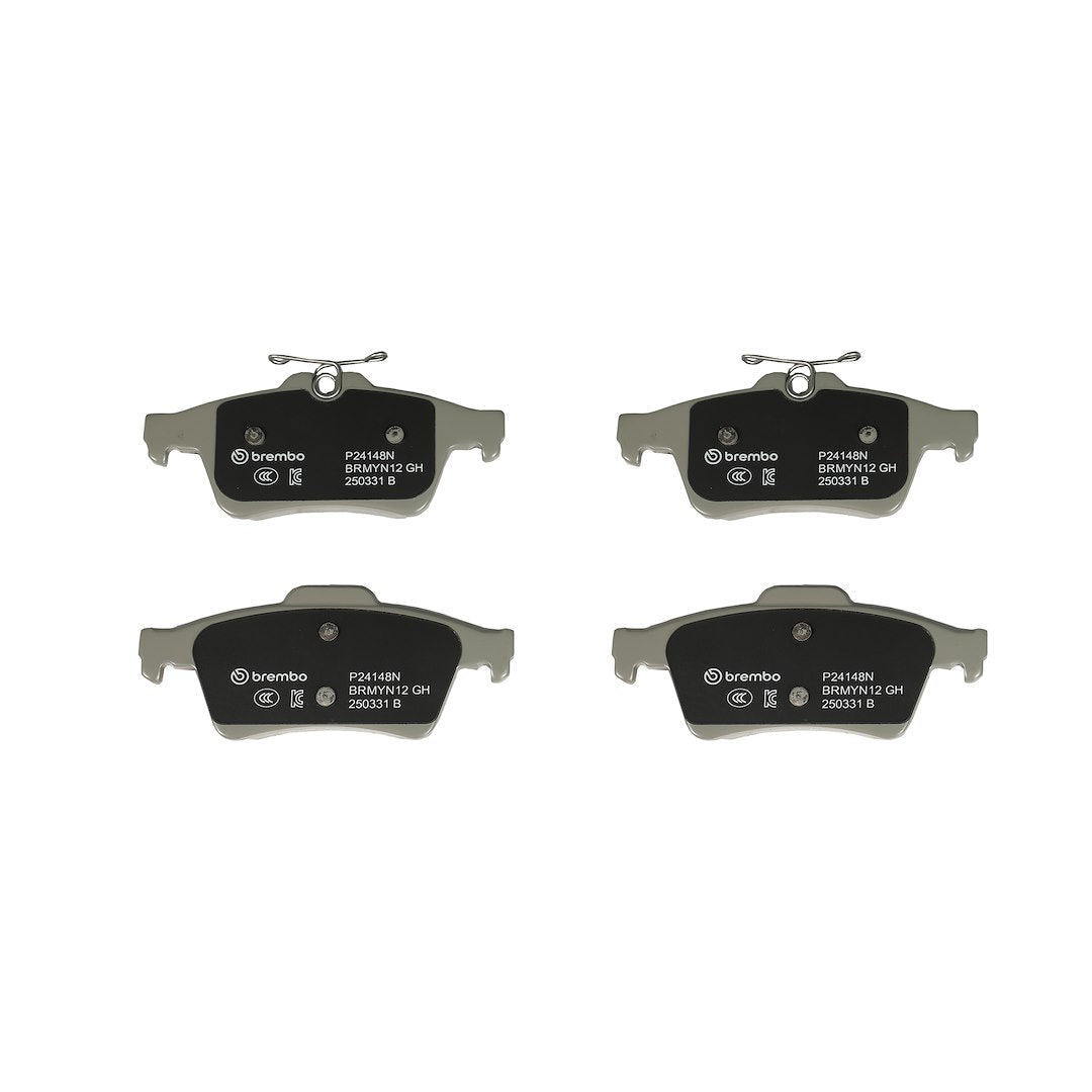 Brembo Ensures Comfort And Brembo Quality Brake Pad P24148N - Discbrakepadset Naoceramic