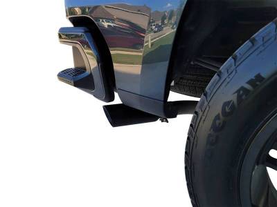 Black Horse Rust And Corrosion Proof Material Exhaust Tail Pipe Tip MT-RR03BK - Universal Muffler TIP-Muffler