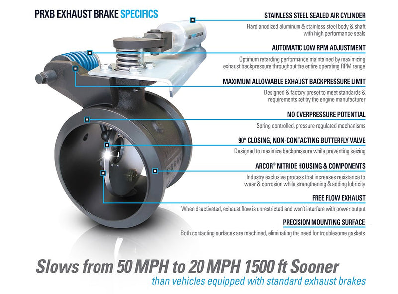 Pacbrake C40105 Exhaust Brake