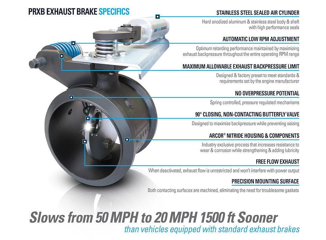 Pacbrake C40105 Exhaust Brake