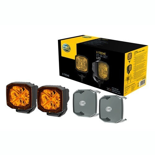 Hella Electromagnetic Compatibility Driving/ Fog Light 358233941 - X-Treme Spotlight XT-3A Amber