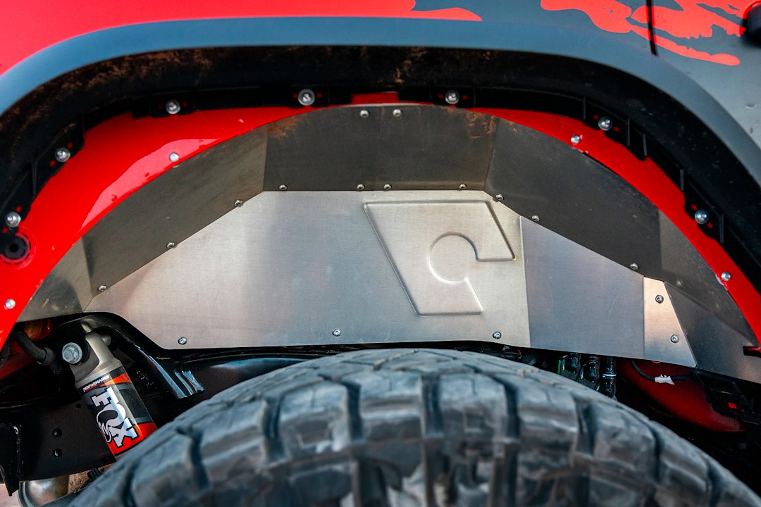 Artec Indust Compatible With Trimmed OEM Fenders Inner Fender JL5111 - Industries JL JT Front