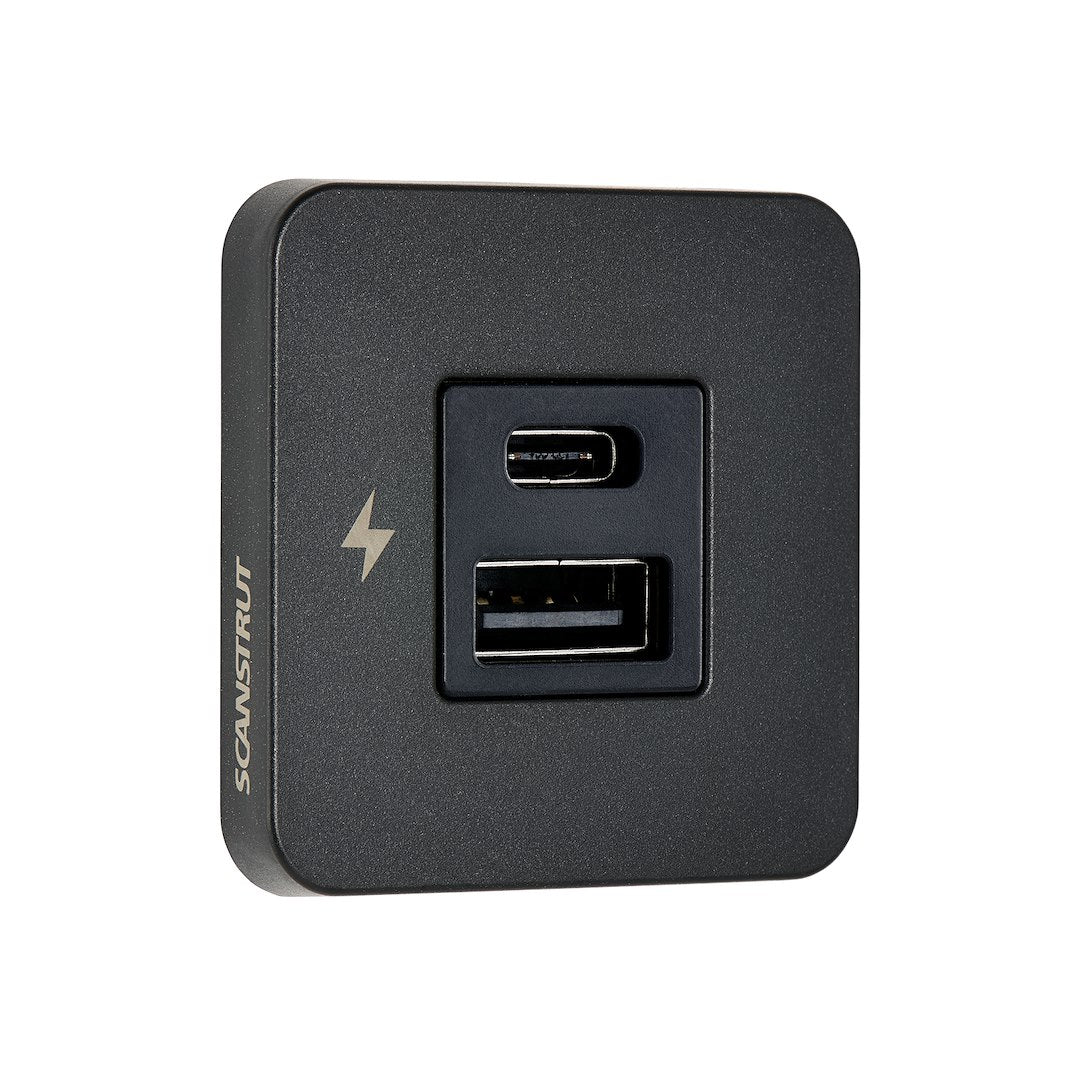 Scanstrut Modernize Your Boat's Interiors USB Outlet SC-Tile-10 - Tile USB-A USB-C Char