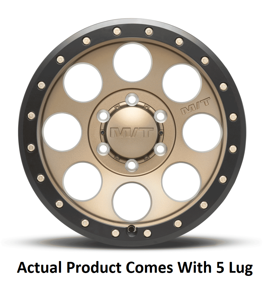 M.T. Wheel Modern Low Profile Cap Design 274506 - Bronze 20X9 5X5 MT Classic Pro