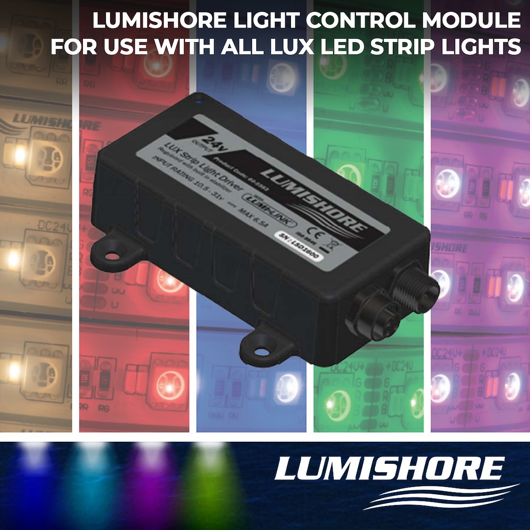Lumishore US Regulated With Built In Stabilizer Light Control Module 010-04438-00 - Lux Strip Flex Driver