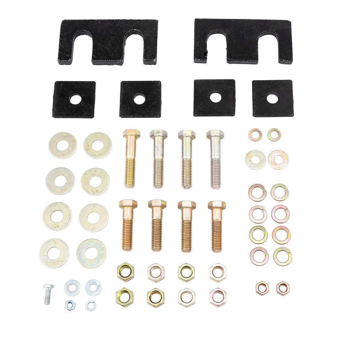 Cattleman Solid Beaded Welding Bumper Mounting Kit 4393KIT - 4393 Rear Bumper-8 Drop DU