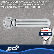 Coast2Coast Limited Lifetime Warranty Exterior Door Handle Cover Ccidh68573SBK - DH 15-23 Renegade 4D GL BK SK