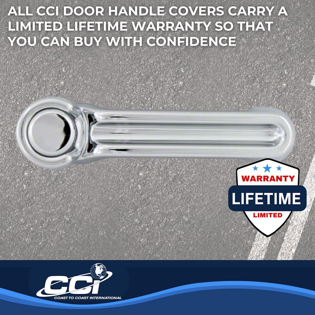 Coast2Coast Limited Lifetime Warranty Exterior Door Handle Cover Ccidh68573SBK - DH 15-23 Renegade 4D GL BK SK