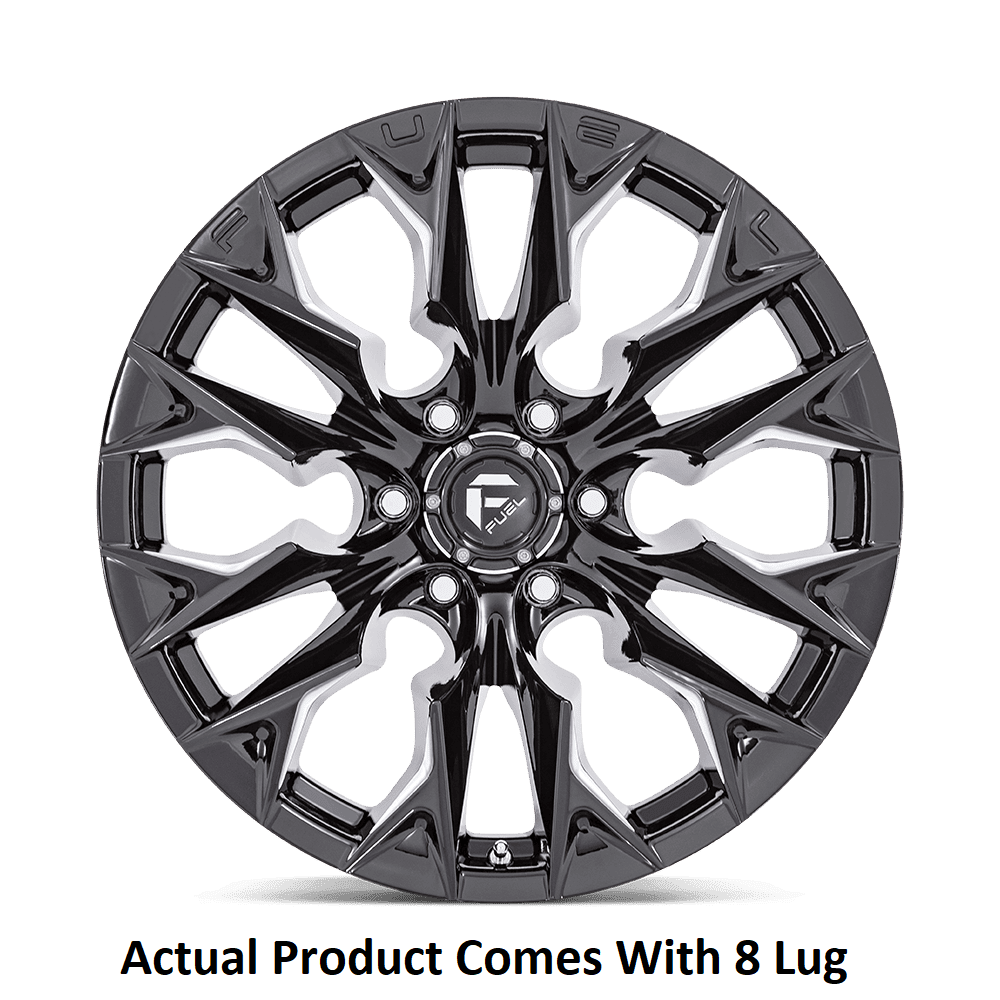 Fuel Offroad With Fuel Logo Center Cap Wheel D80320908250 - Black D803 20X9 8X6.5 G-Black-Mill 1MM