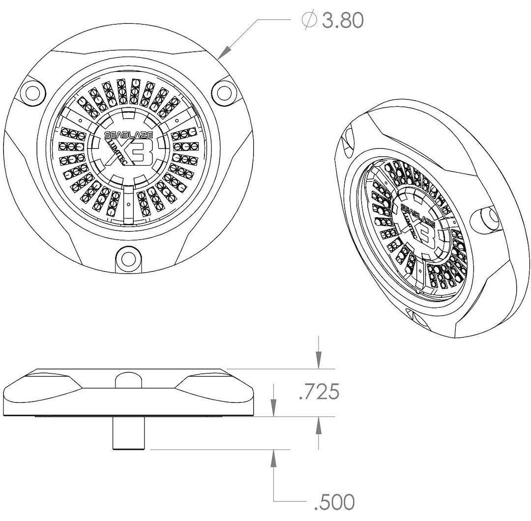 Lumitec 101945 Boat Underwater Light
