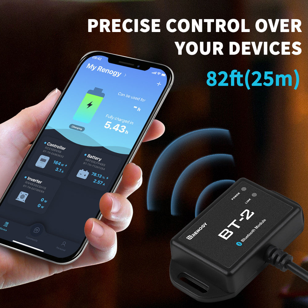 Renogy RCM-BT2-G2-US Bluetooth Interface Module