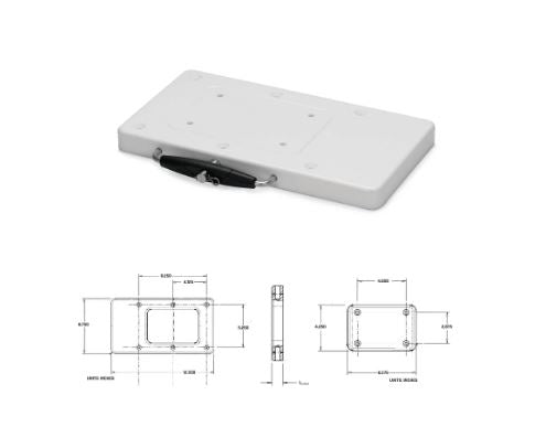 Minn Kota Designed For Use In Saltwater Trolling Motor Mount 1854017 - RTA-17 Quick Release Bracket Retail