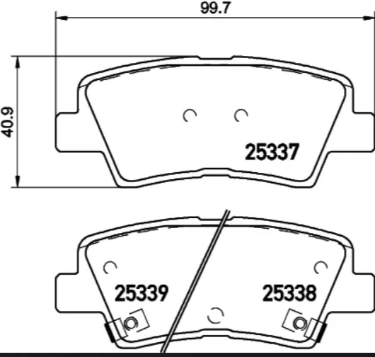 Brembo P30101 Brake Pad