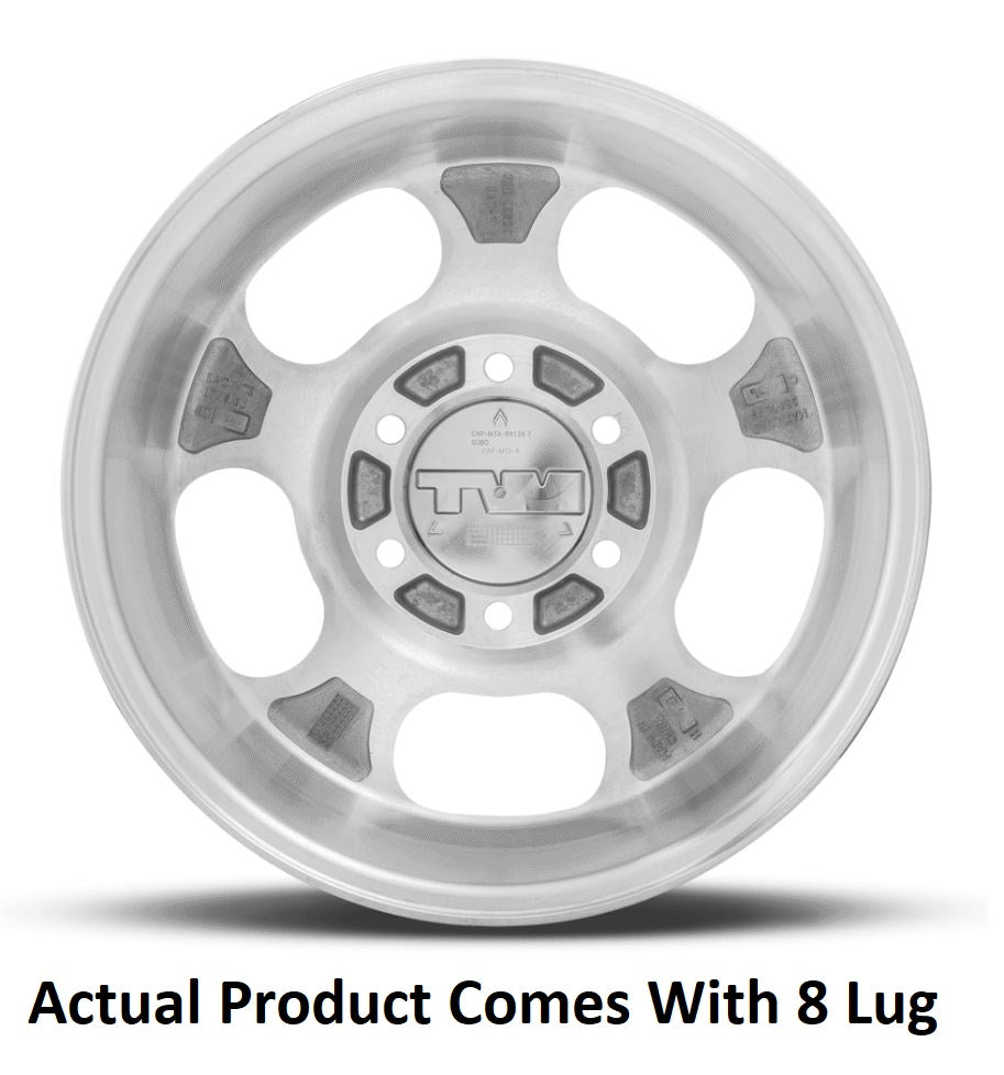 M.T. Wheel Modern Low Profile Cap Design 274649 - 17X9 8X6.5 MT Canyon Pro Polished