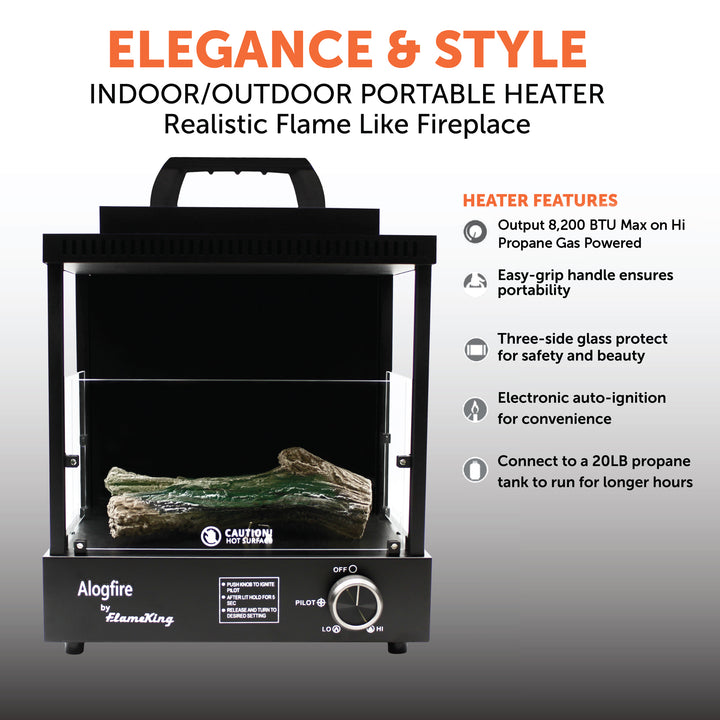 Flame King FK-ALF-P1A1 Fireplace Insert