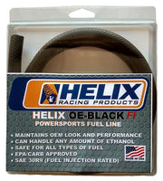 Helix Racing Maintains OEM Look And Performance Fuel Line 140-4613 - Black 10 FT. OE FI Inje