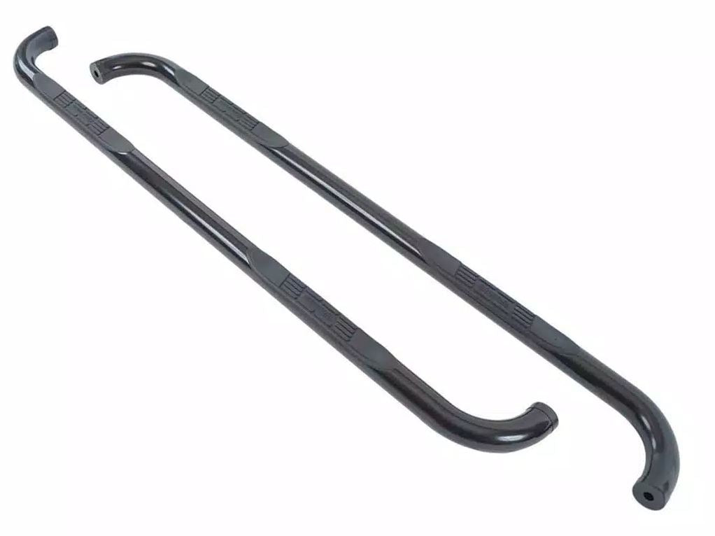 BIG Country No Drilling Required Nerf Bar 370391 - Black Round Side Bars Mild Steel