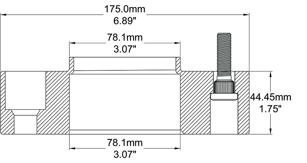 Revolution Increased Stability And Handling Wheel Adapter 6550-6550H-D - 6X5.5-5.5 1.75 78M M14