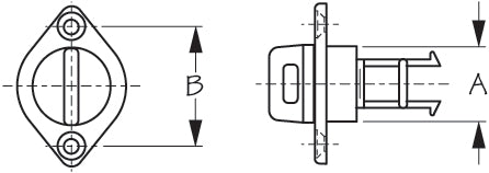 SEA DOG Made In USA Boat Drain Plug 520010-1 - Nylon