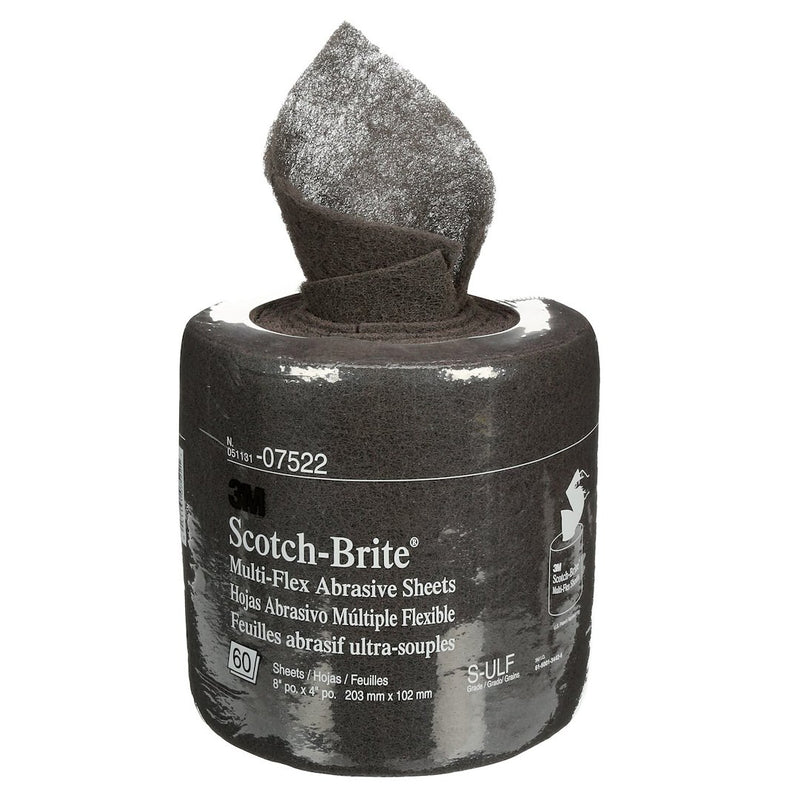 3M No Supplier Warranty Sandpaper 07522 - Multiflx Abrsv Sht 60 RL