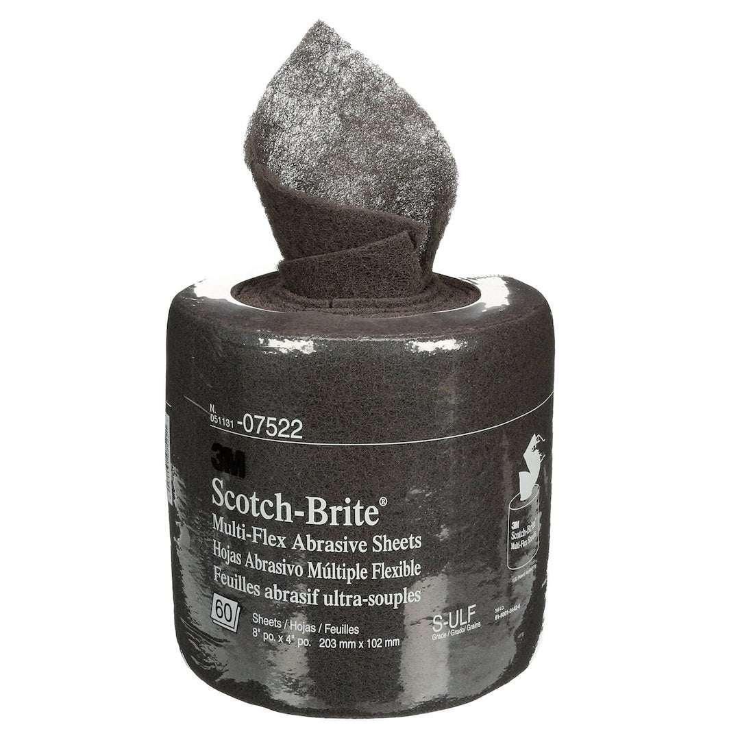 3M No Supplier Warranty Sandpaper 07522 - Multiflx Abrsv Sht 60 RL