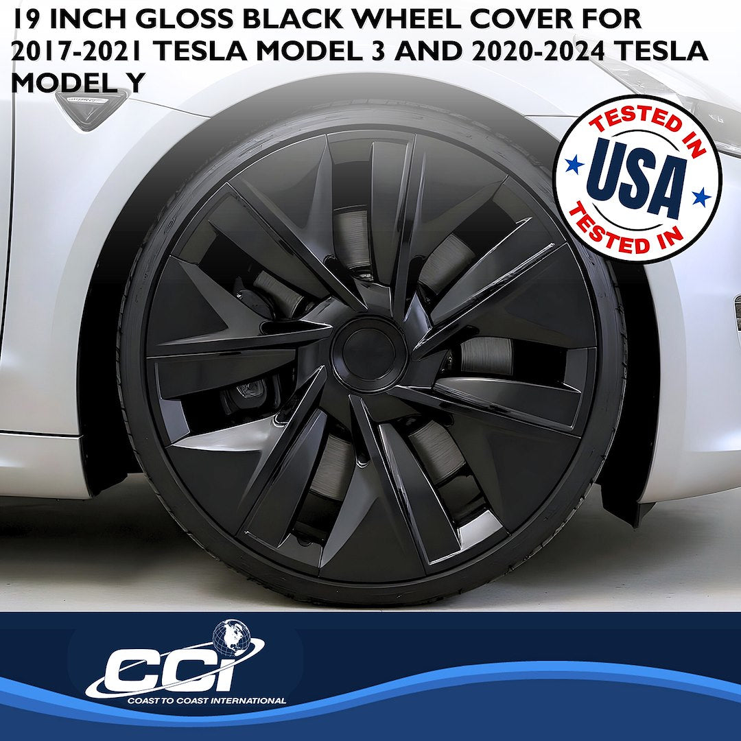 Coast2Coast Limited Lifetime Warranty Wheel Cover 56619Black - Black WC 18-24 Model Spk 19 56619BLK