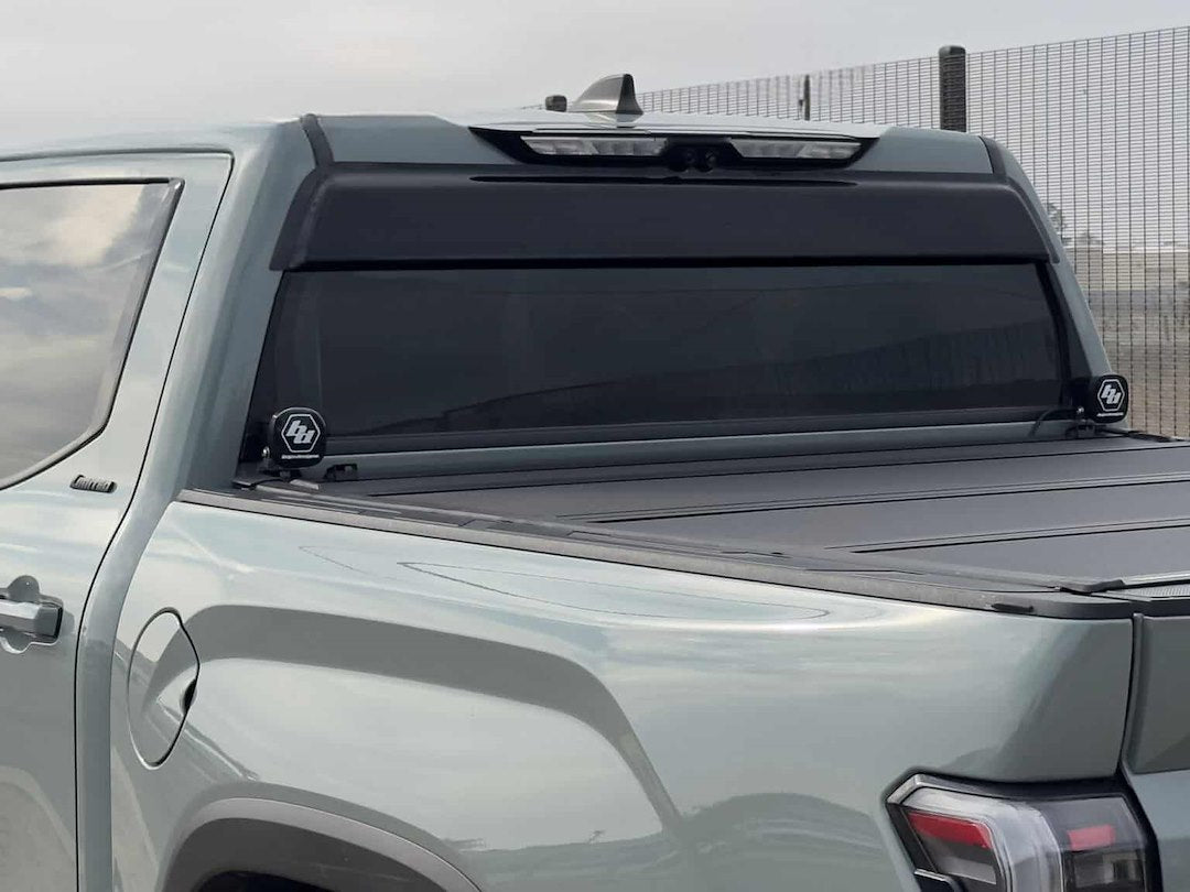GT Styling Sleek Rear Window Styling Rear Window Deflector 57257 - Tundra Brake Cam Shdeblade Smke