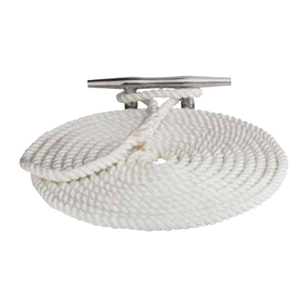 SEA DOG All Lines Are Medium Lay Dock Line 301110020WH-1 - Twisted Nylon