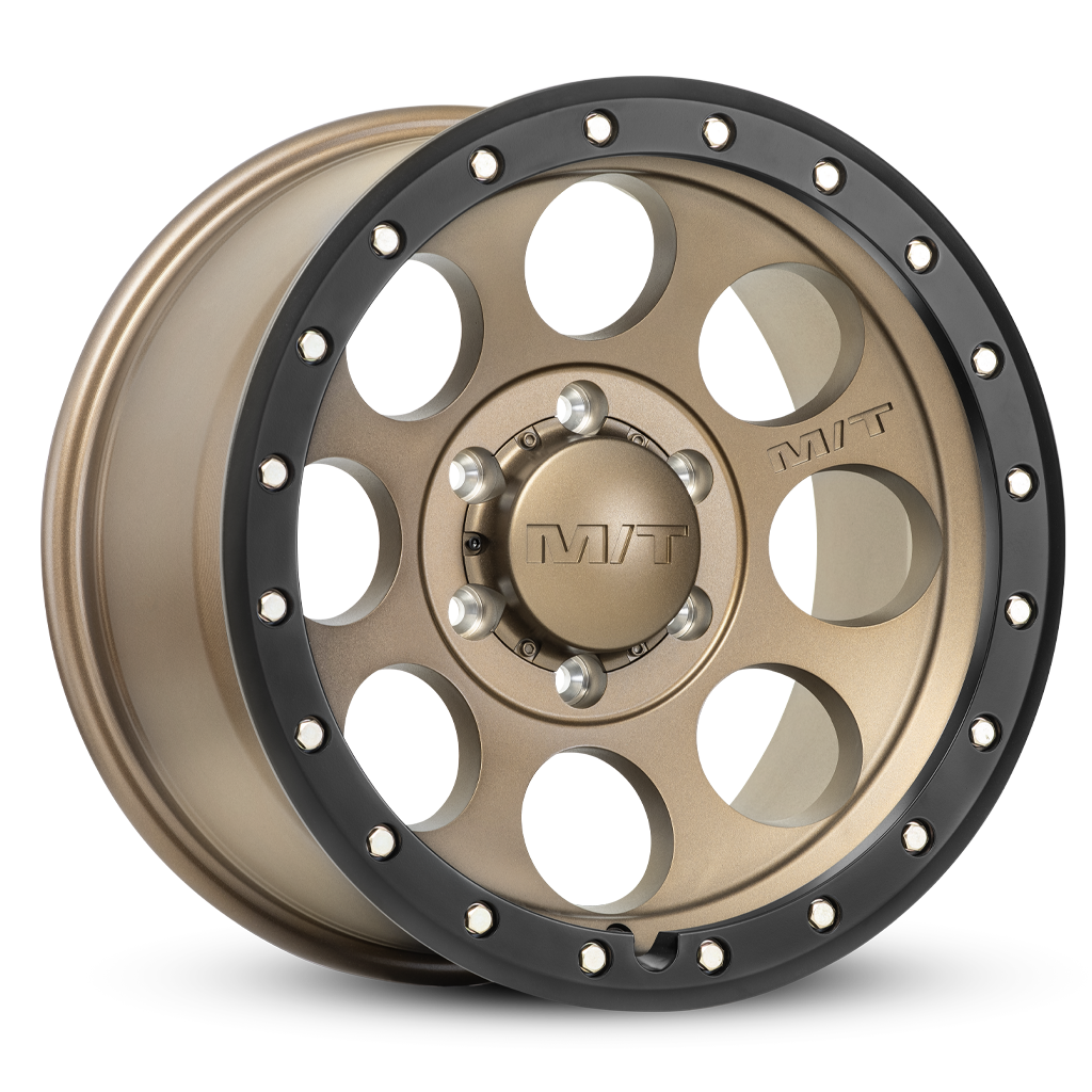 M.T. Wheel Modern Low Profile Cap Design 274494 - 17X9 6X5.5 4.53 MT Classic Pro Bron