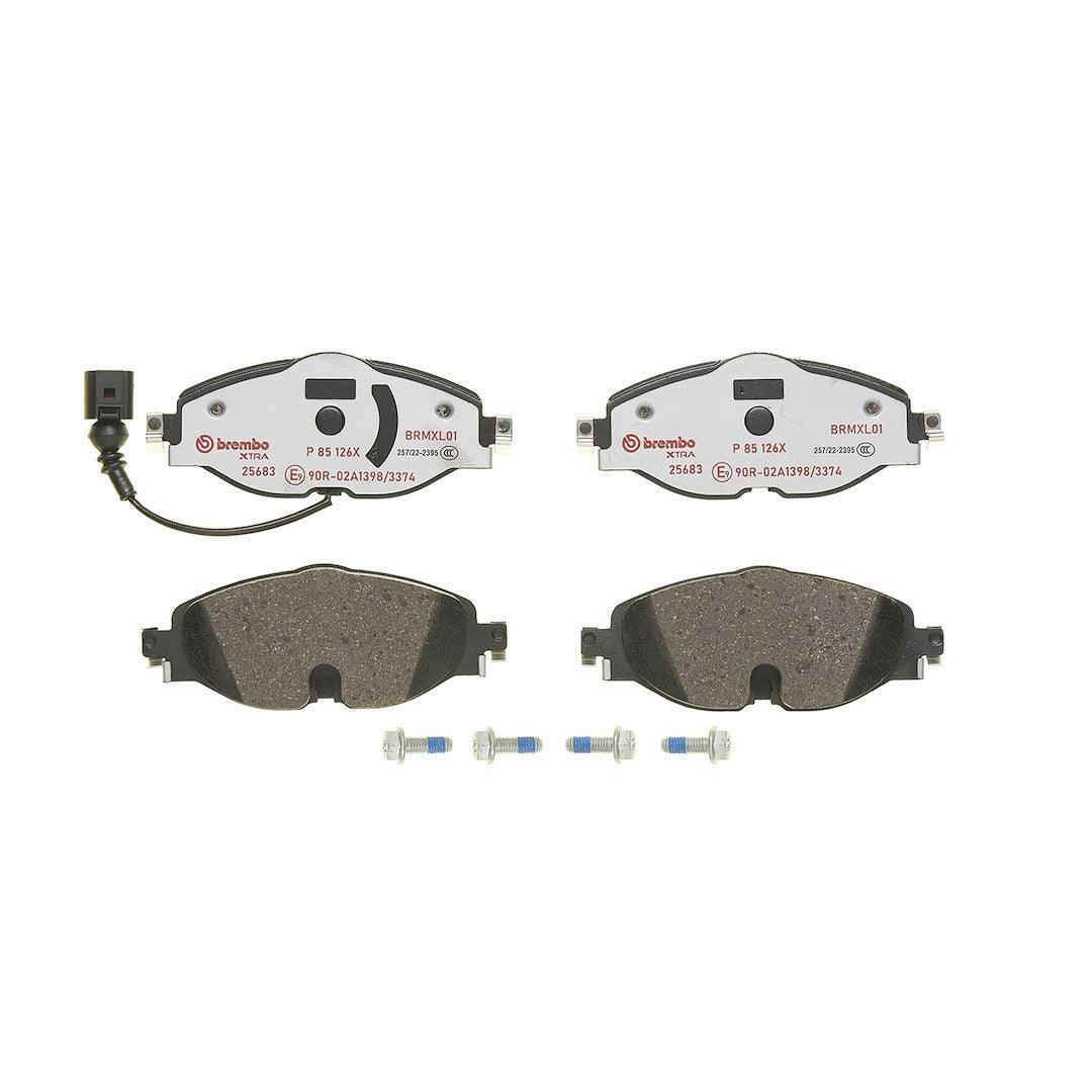 Brembo Premium Low-Met OE Equivalent Pad Brake Pad P85126X
